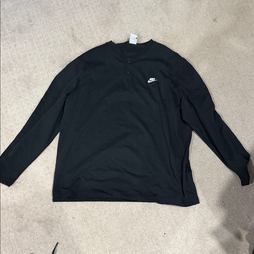 Nike Black Long Sleeve Top